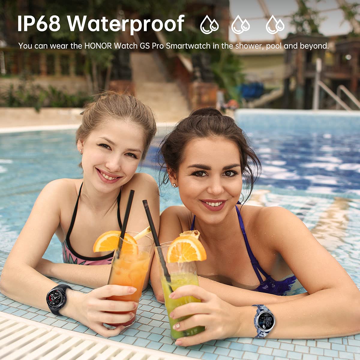 HONOR Watch GS Pro Smart Watch, 1.39'' Touch Screen, Smartwatch with Heart Rate Monitor, SpO2 monitor, Sleep Tracking, Bluetooth Calling, GPS, 25-Day Battery Life, Compatible with Android iOS