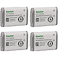 Kastar 4-Pack Cordless Phone Battery Replacement for Panasonic HHR-P103 KX-TG2352 KX-TG2382 KX-TG2383 KX-TG2720 KX-TGA273, Radio Shack 23-906 23-966 43-9004 43-9018, V-Tech 8004290000, Philips SJB4142