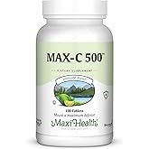 Maxi Health MAX C 500 mg - Vitamin C - with Lemon Bioflavonoids Complex - 100 Tablets