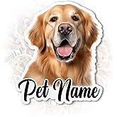 Custom Pet Portraits Sticker Personalized Dog Cat Stickers Using Pet Photo Waterproof Vinyl Sticker for Laptop, Water Bottles, Phone, Kindle Decor Stickers for Cars Dog Decals for Cars