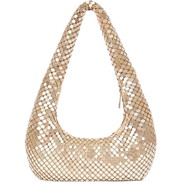 GORGLITTER Women's Straw Woven Shoulder Bag – Small Beach Tote With Zipper, Summer Crossbody