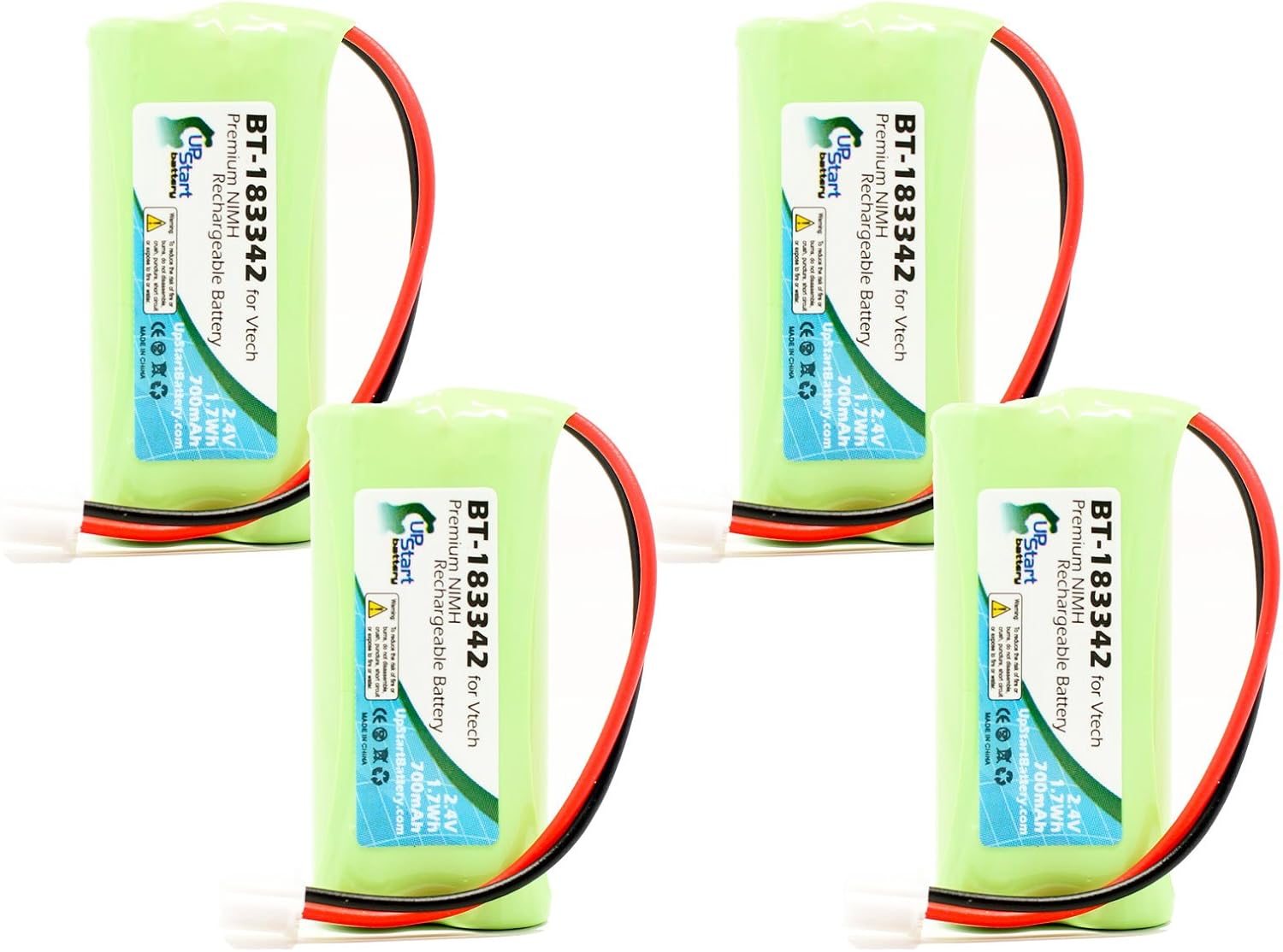 4 Pack Replacement for AT&T CL82401 Battery Compatible