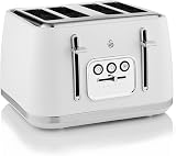 Swan Serenity 4 Slice Toaster White 2100W 6 Browning Levels view 1