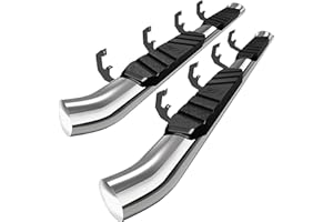 Tyger Auto 3.5" Rider Running Boards Compatible with 2019-2026 Chevy Silverado GMC Sierra 1500; 2020-2026 2500 3500HD | Crew Cab | TG-SS2C35067 | Side Step Rail Nerf Bars