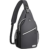 MOSISO Sling Backpack, Multipurpose Crossbody Shoulder Bag Travel Hiking Daypack