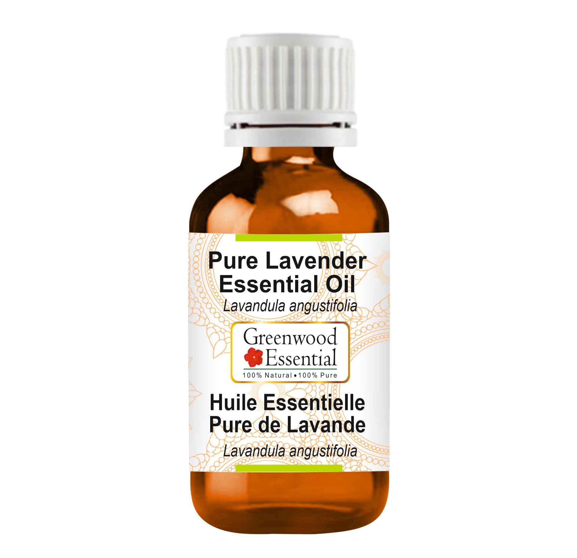 Greenwood Essential Pure Lavender Essential Oil (Lavandula angustifolia) Steam Distilled Natural Therapeutic Grade 15ml (0.50 oz)