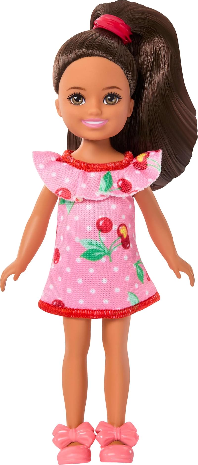 Barbie Club Chelsea Doll Removable Fashions 6 Inch Pink Cherry Dress