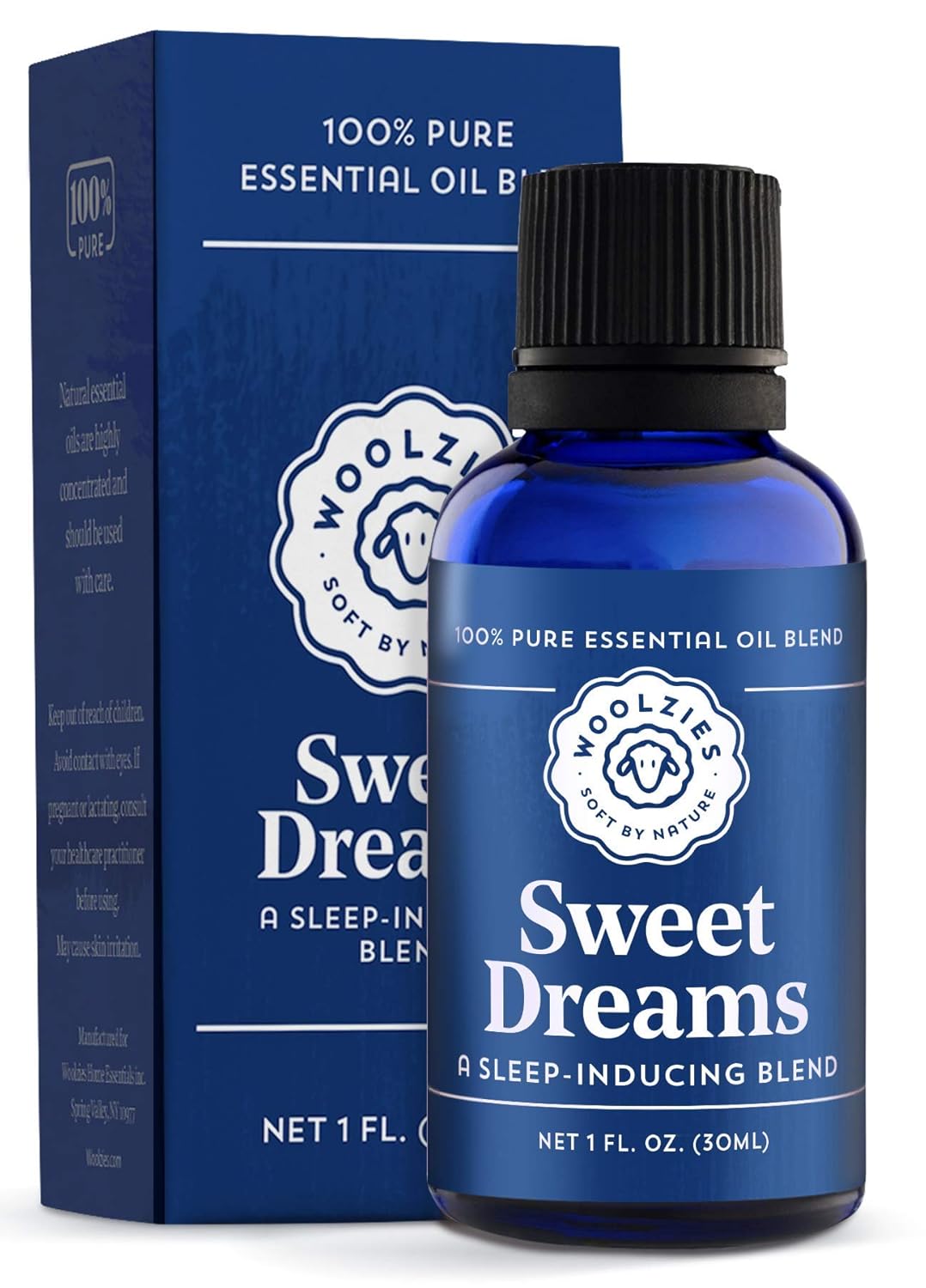 Woolzies Sweet Dreams Essential Oil Blend | Helps Sleep better Faster Restful | Undiluted Therapeutic Grade 1 Fl Oz