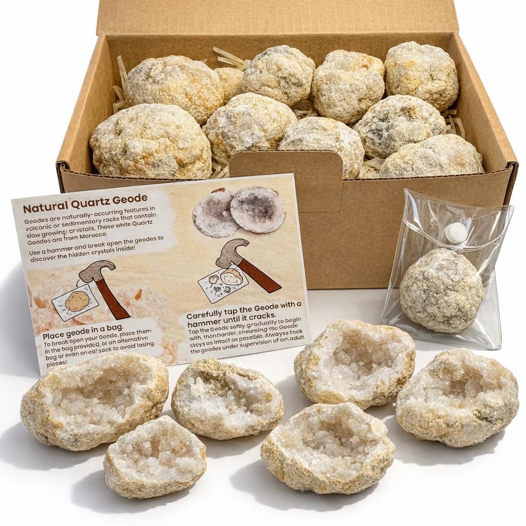 Extra Large Break Your Own Geodes 1kg Bumper Pack - Contains Up to 15 XL Geodes!