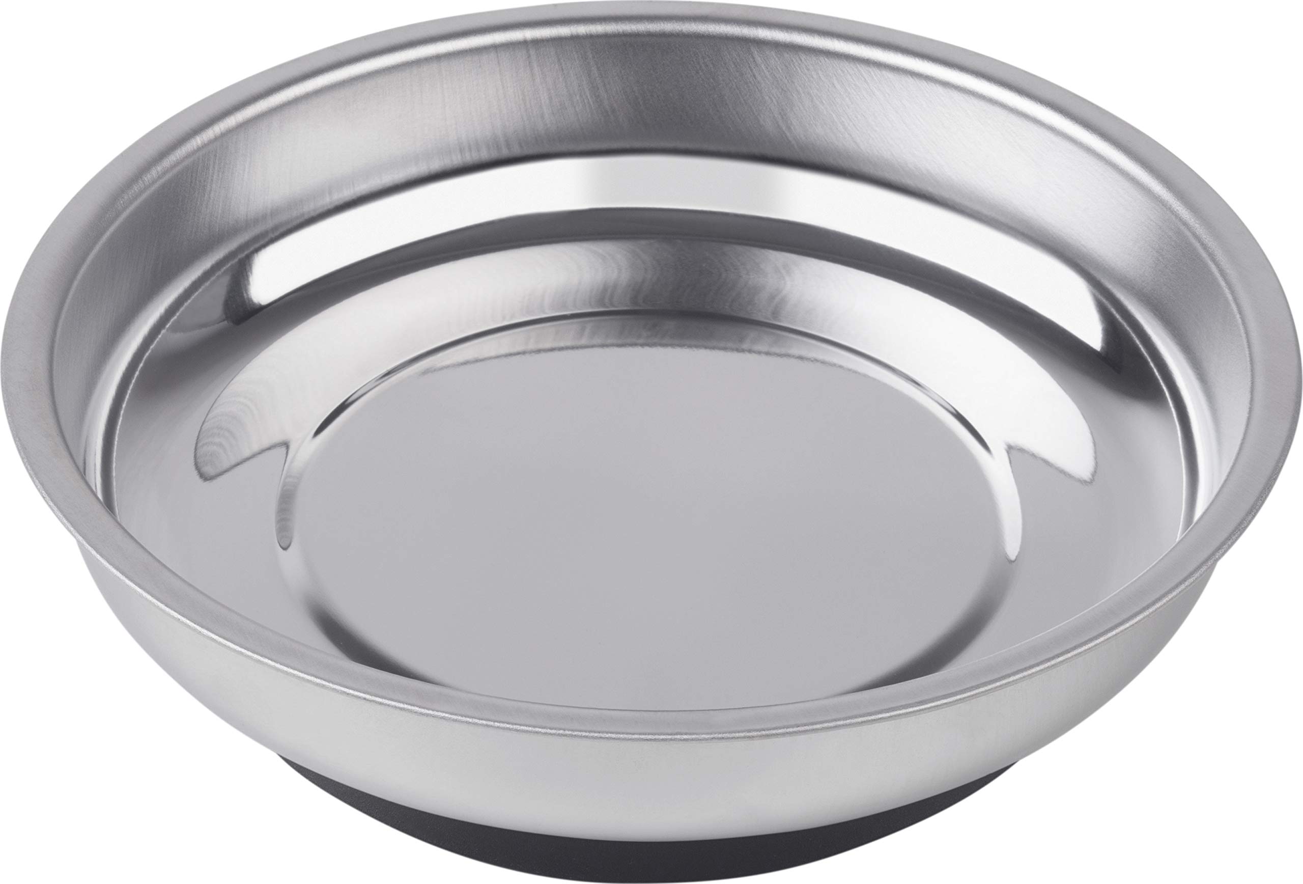 Werkzeyt B28912 Tool Tray Diameter 108 mm Extra Strong Magnet Made of Robust Stainless Steel for Safe Storage of Screws and Nuts/Magnetic Tray/Small Parts Storage