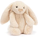 Jellycat Bashful Luxe Willow Bunny Stuffed Animal, Medium 12 inches - Rabbit &amp; Bunny Plush Toy - Classic Children's Gift
