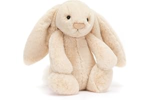 Jellycat Bashful Luxe Willow Bunny Stuffed Animal, Medium 12 inches - Rabbit & Bunny Plush Toy - Classic Children's Gift