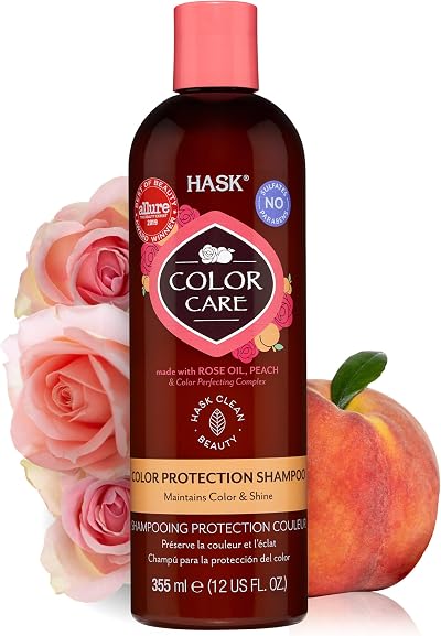 HASK Colour Care Colour Protection Shampoo Rose Oil Peach 355 mL