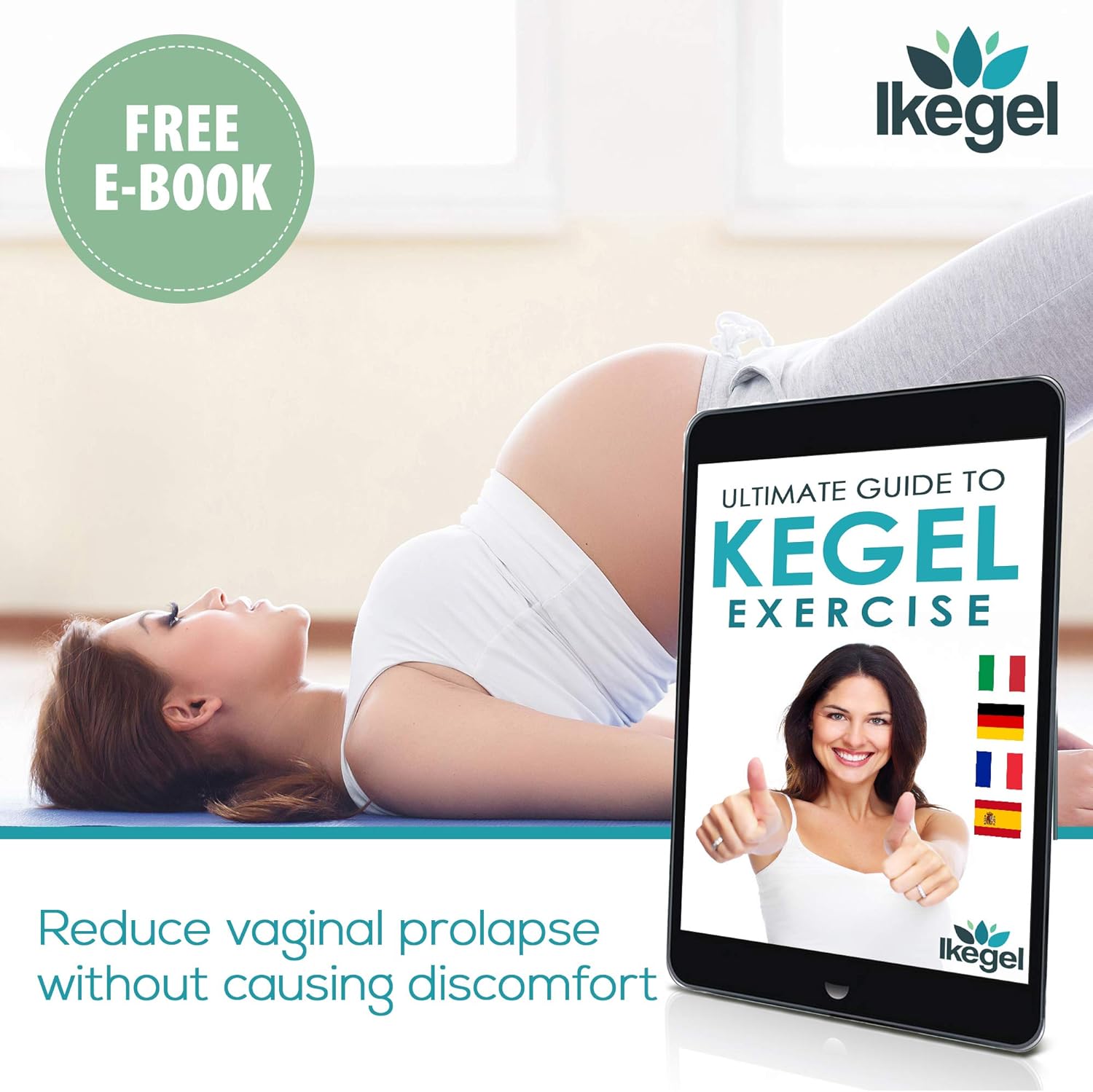 Ikegel: Easy to Use Pelvic Floor Strengthening Device with Kegel Exercise eBook | These Kegel Exercise Products are Doctor Recommended, Ideal Kegel Balls for Tightening and Bladder Control: Toys & Games