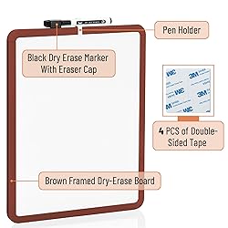 Mr. Pen- Dry Erase Board, 14” x 11” with a