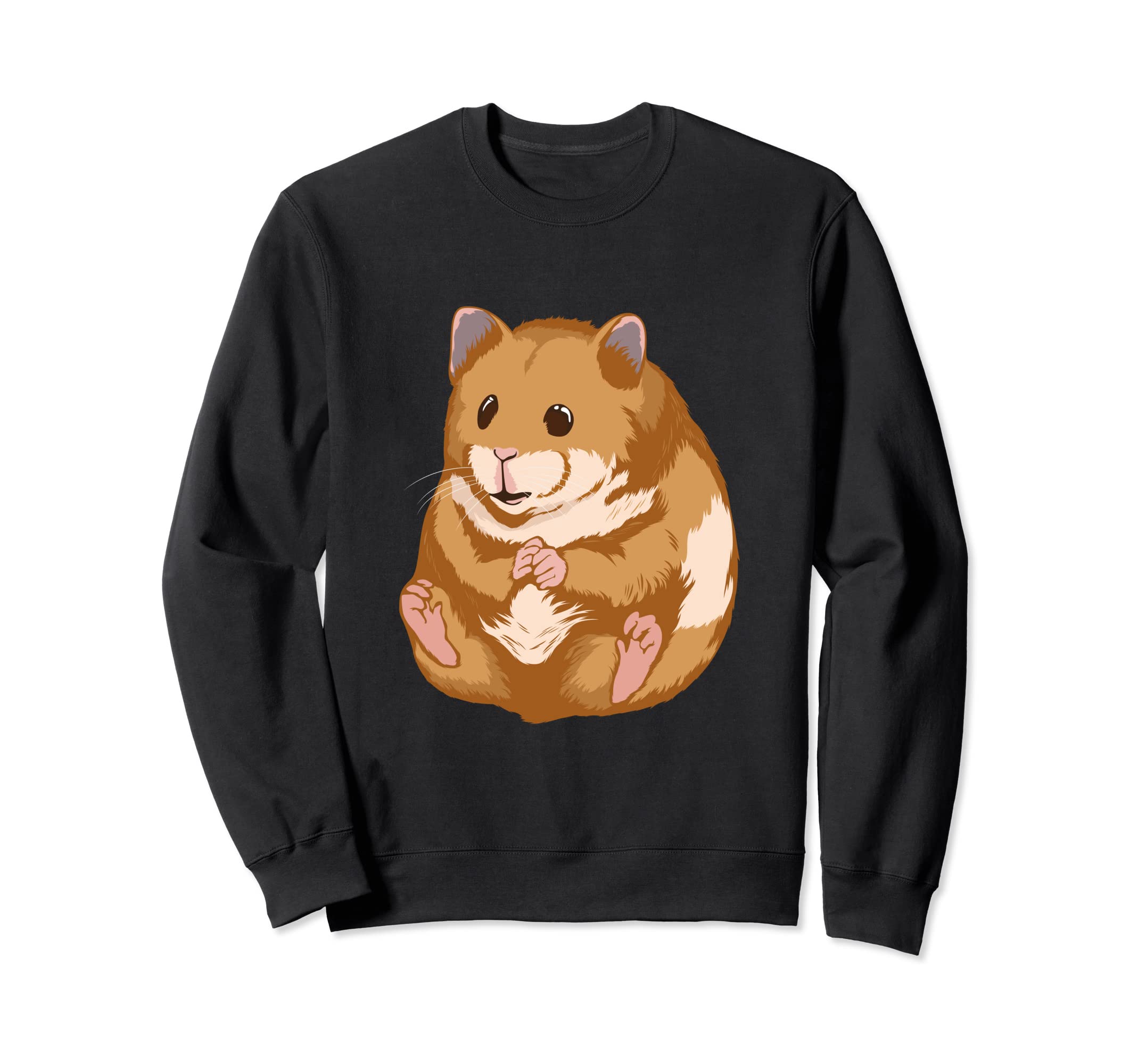 Dwarf Hamster Art Illustration Hammy Clothes Hamster Sweatshirt