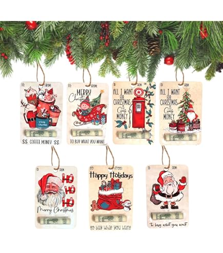 ACAREY Geldgeschenk Weihnachten 2025 Geldgeschenke Verpackung Mit 10 Fächern, Kartenhalter Gutschein Karte Verpackung Weihnachtsgeldhalter Für Geburtstag Weihnachten Hochzeit (Blau