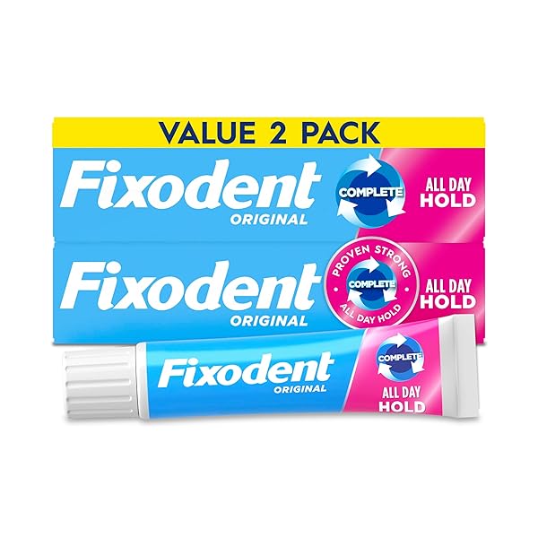 FIXODENT COMPLETE ORIGINAL DENTURE ADHESIVE CREAM, 2.4 OZ,...