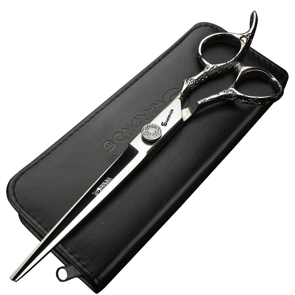 Professional Hair Dressing 6/7/8 Inch Straight Cutting Scissors (7 Inch Flat)