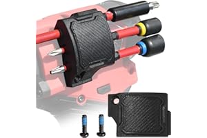 TMEDW Bit Holder for Milwaukee M12 Impact Driver, Magnetic Tool Holder with Two Screws, Bits Holster ‎Only for M12 GEN3