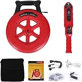 Yeipower Pipe Blockage Detector Locators - Water Pipe Wall Scanner 40M Pipeline Detector Metal PVC Water Pipes Clogging Tool