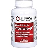 PROTOCOL FOR LIFE BALANCE Prostate-B Clinical Strength - Prostate Health Supplement for Men - with Beta Sitosterol, Lycopene & Saw Palmetto - Halal & Dairy Free - 90 Softgels