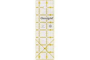 Omnigrid Ruler, 2-1/2 x 8-Inch, Clear