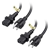 Cable Matters [UL Listed] 2-Pack 16 AWG 3 Prong