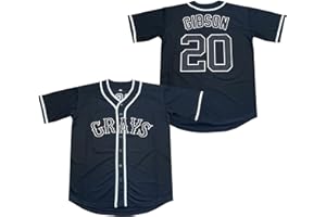Rainbow Hawk Men's #20 Josh Gibson Homestead Grays Negro National League Baseball Jersey