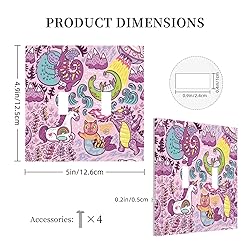 Tewujay Decorative Light Switch Covers Decorative 2