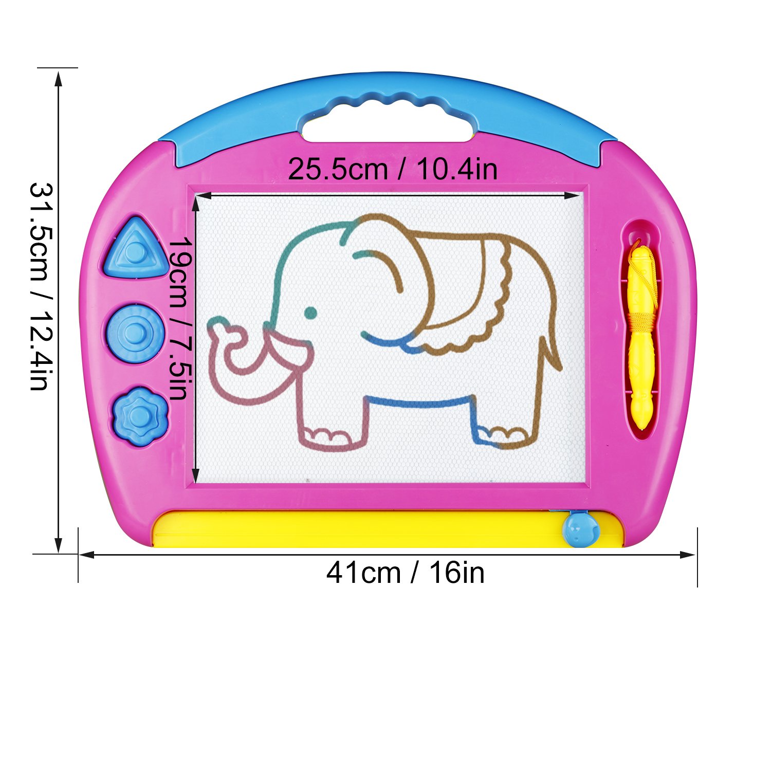 Lavagna magnetica tavolo da disegno cancellabile & lavagna bianca Lavagna Magica Giocattoli educativo per bambini regalo Formato 41 x 31 5CM