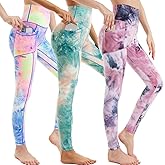 ROSA JUNIO High Waist Leggings with Pockets for Women, Stretch Workout Leggings Exercise Athletic Yoga Pants