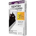 SENTRY Fiproguard for Cats, Flea and Tick Prevention for Cats (1.5 Pounds and Over), Includes 3 Month Supply of Topical Flea Treatments