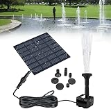 MEETOZ Solar Panel Water Pump Fountain for Bird Bath Garden Pond 1.8W view 7