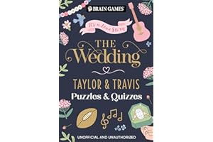 Brain Games - The Wedding: Taylor & Travis Puzzles & Quizzes | Taylor Swift & Travis Kelce Trivia, Word Searches & Fun Activi