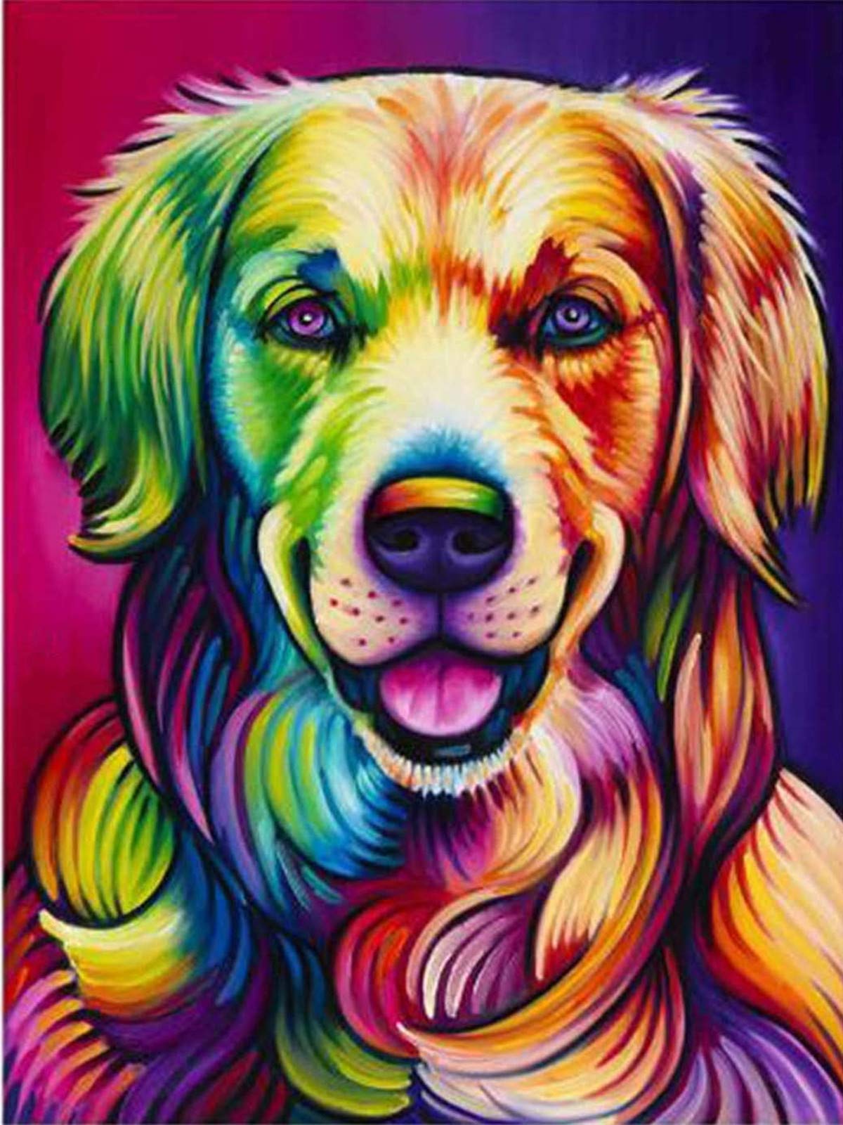5D Diamond Painting Kits for Adults Kids, DIY Diamond Art Embroidery Crafts, Diamond Painting Number Rhinestone for Beginners, Home Decoration and Relaxation Without Frame（12x16 inch）