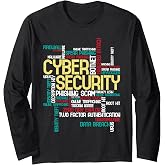 Cyber Security - Hacker IT Analyst Computer Programmer Long Sleeve T-Shirt