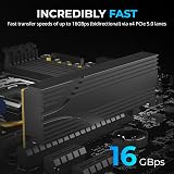 SABRENT M.2 NVMe to PCIe x16 Adapter with Aluminum Heatsink EC-TFPE view 6