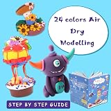 iFergoo Air Dry Clay 24 Colors Modelling Clay with Tools view 7