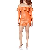 KENDALL + KYLIE Women's Plus Size Off-The-Shoulder Mini Dress