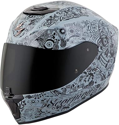 Casco Integral Scorpion EXO-R420 Shake White Medium