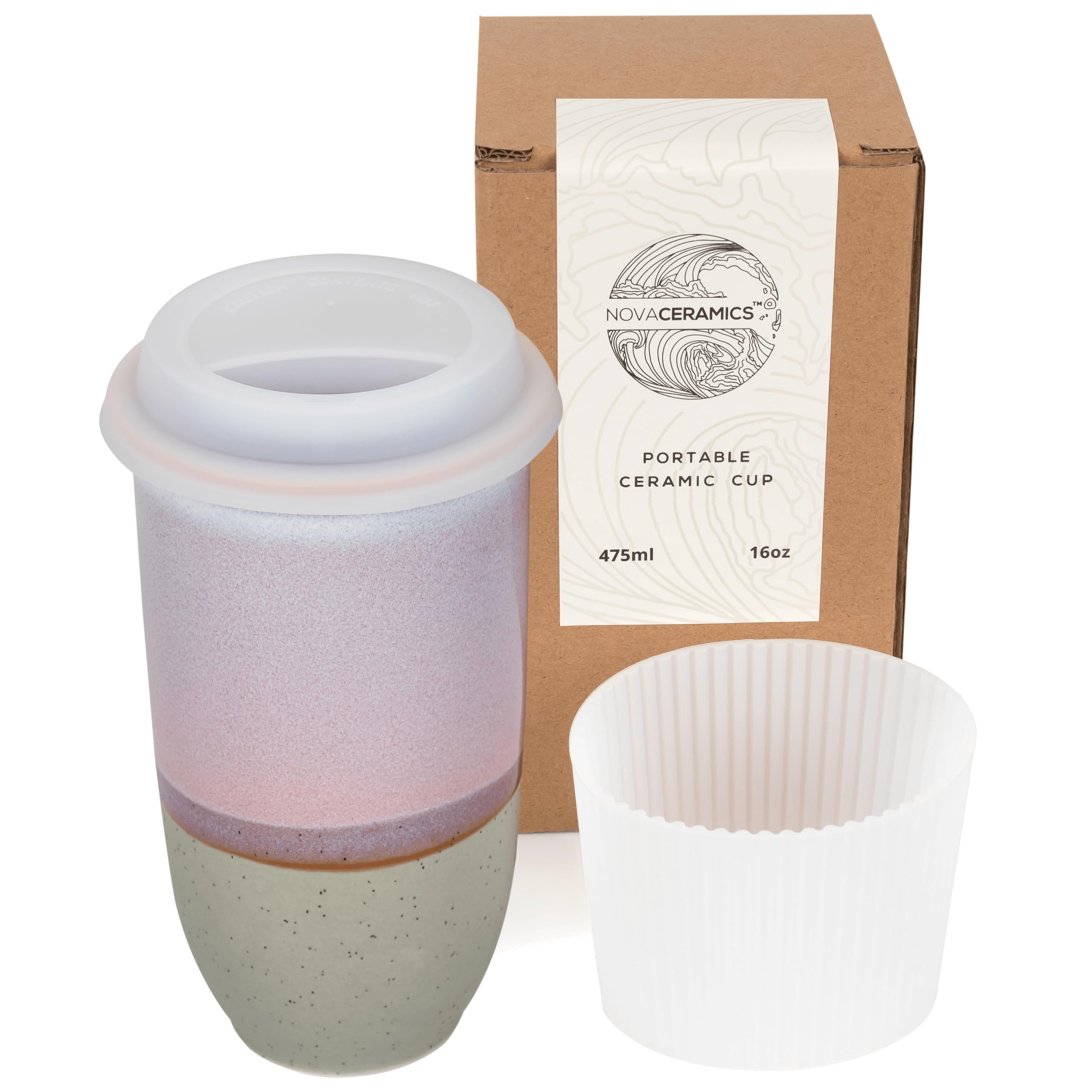 NOVA CERAMICS Coffee Travel Mug – Reusable To Go