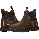 ARIAT Work Groundbreaker Chelsea Wide Square Toe Waterproof Steel Toe