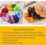 DIWUJI 40pcs Silk Satin Hair Scrunchies Strong Elastic Bobble Bands Women Girls view 2