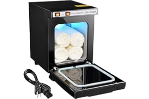 AW BYOOTIQUE Hot Towel Warmer Cabinet, 5L Mini Small Towel Warmer, 2in1 Professional Heating Portable Towel Warmer for Facial Spa, Massage, Hair Salon, Barber Shop, Estheticians, Beauty Salon, Black