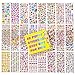 Sinceroduct Stickers 1700+ for Kids,Reward Stickers Variety Pack,3D Puffy Stickers,Scrapbooking,Bullet Journals,Stickers for Adult,32 xDesign Styles Including 3D Heart,Face,Star,Fish...Christmas Festi