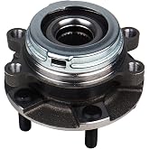 KUSATEC 513296 Front Wheel Bearing and Hub Assembly | Fits Nissan Altima 07-18, Maxima 09-21, Murano 15-18, Pathfinder 13-20, Quest, Infiniti JX35, QX50 19-21, QX60, 5 Lug