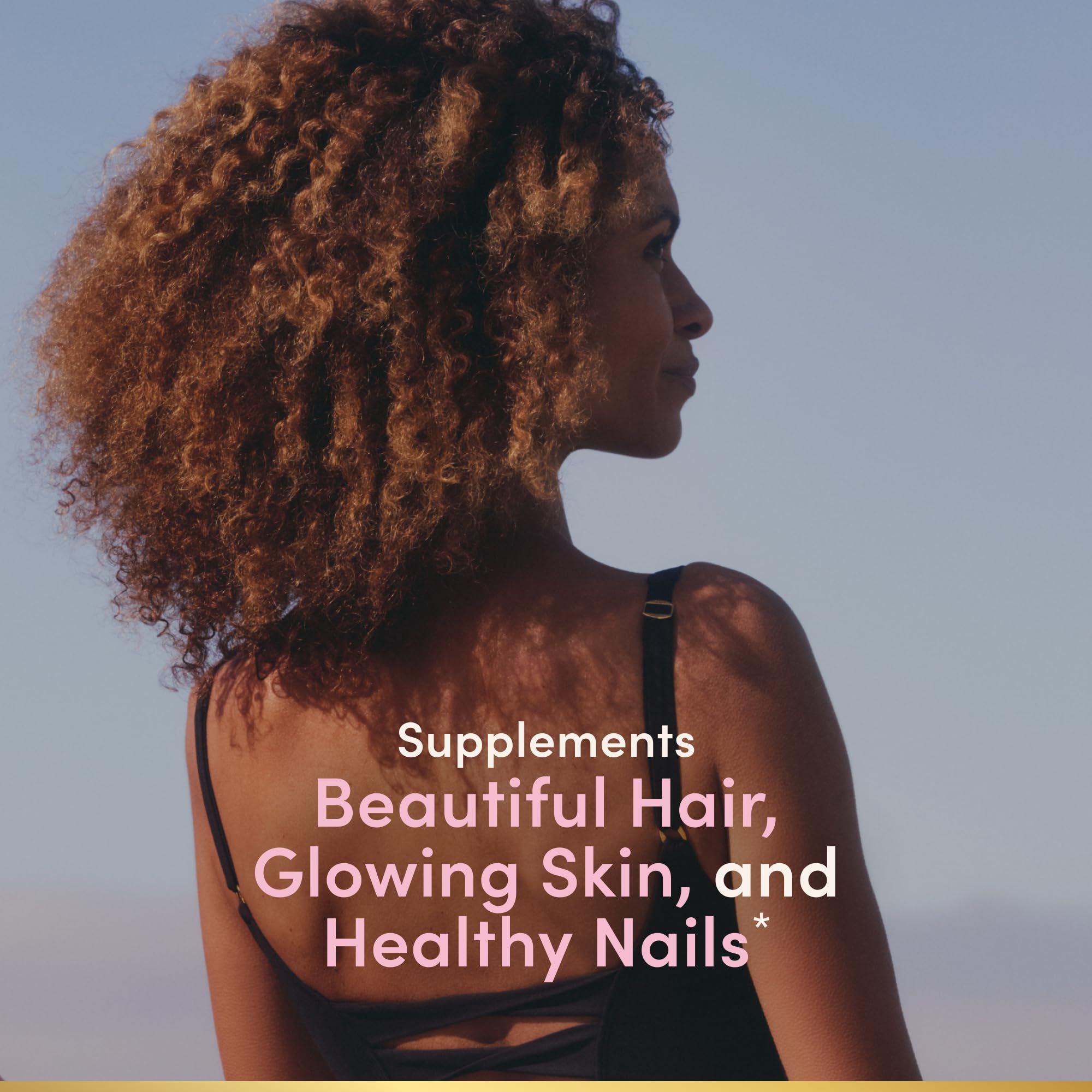 Nature's Bounty Hair, Skin & Nails with Biotin, Strawberry Gummies Vitamin Supplement, Supports Hair, Skin, and Nail Health for Women, 2500 mcg, 140 Ct, 70 Total Servings