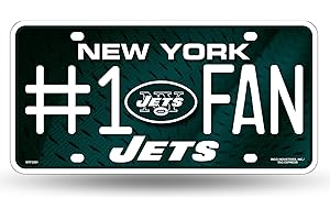 NFL #1 Fan Metal Auto Tag
