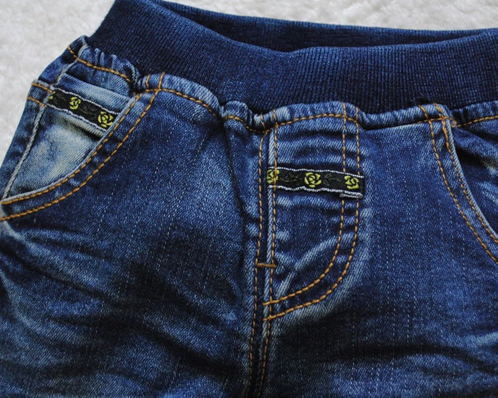 3785 Baby Jeans Trousers Casual Pants Baby Girls Denim Pants not Fade: Clothing